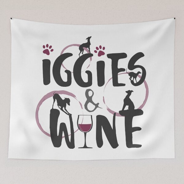 Item preview, Italian Greyhound Dog Mom Wine lover Funny text designed and sold by edrawings38.