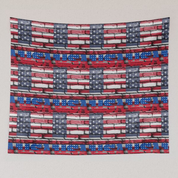 Item preview, USA Brick Wall designed and sold by cookiesTshirts.