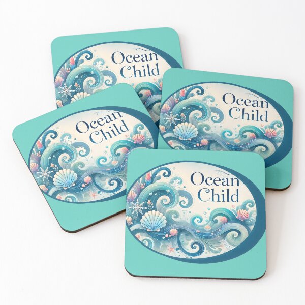 Item preview,  "Ocean Child Dreamy Coastal Artwork" designed and sold by AmvaDesigns.