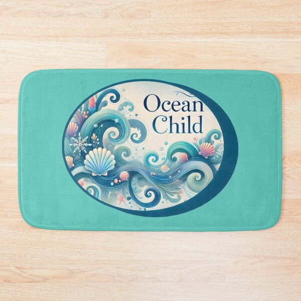 Item preview,  "Ocean Child Dreamy Coastal Artwork" designed and sold by AdelkoDesigns.