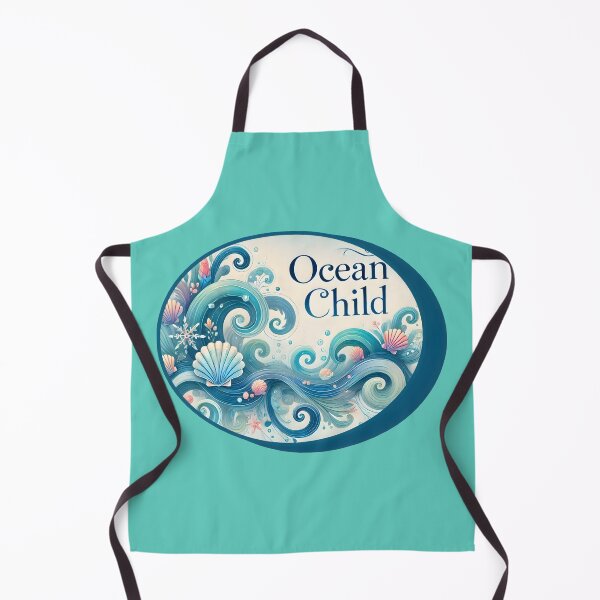 Item preview, "Ocean Child Dreamy Coastal Artwork" designed and sold by AmvaDesigns.