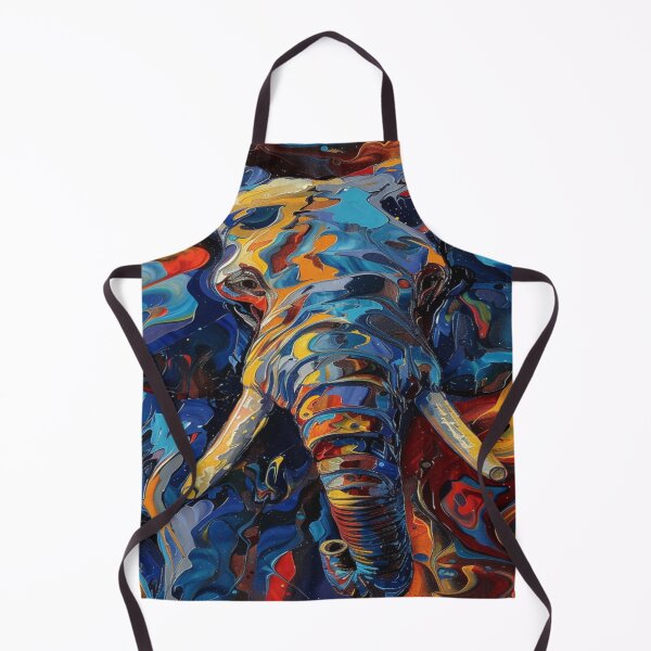 Item preview, Elephant Colorful Abstract Expression designed and sold by DesignbyBFD.