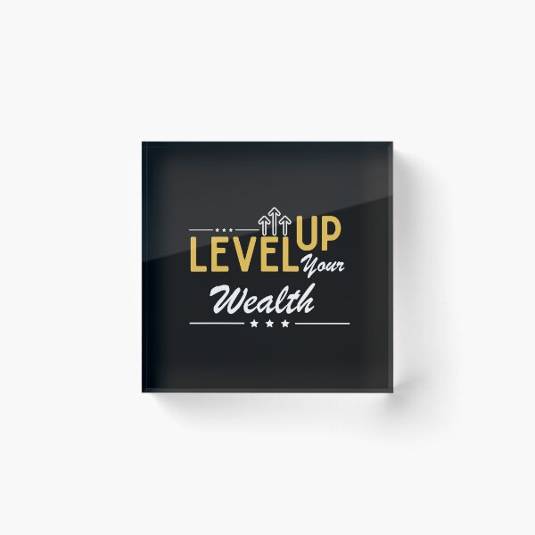 Item preview, Level up your wealth  designed and sold by Opalook.