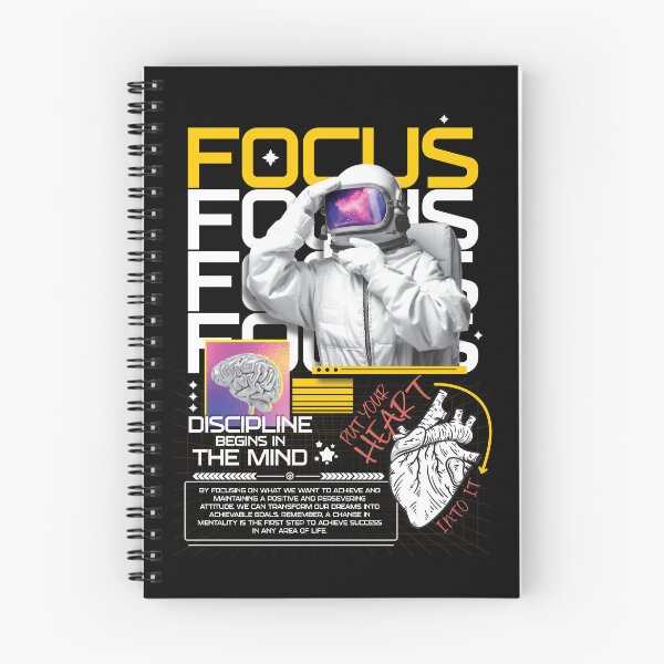 Item preview, Focus and conquer the universe of your dreams. Put your heart and mind into discipline. Black designed and sold by Dizartico.