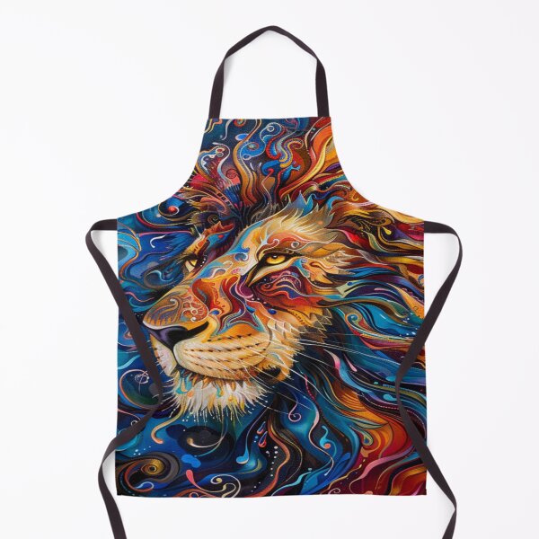 Item preview, Lion Colorful Abstract Expression designed and sold by DesignbyBFD.