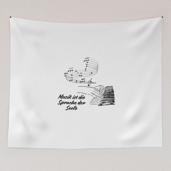 Item preview, Musik ist die Sprache der Seele designed and sold by meesara.