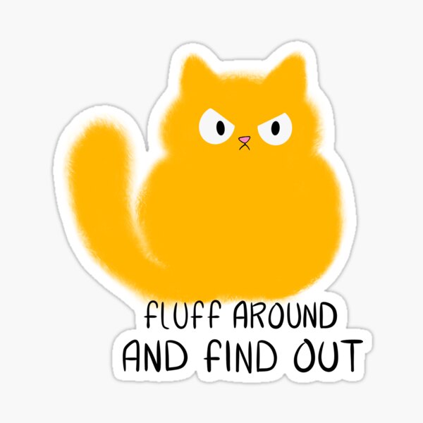 Artikel-Vorschau von Orangefarbene Katze flauschig herum und finde heraus, designt und verkauft von Cre8tiveWebs.