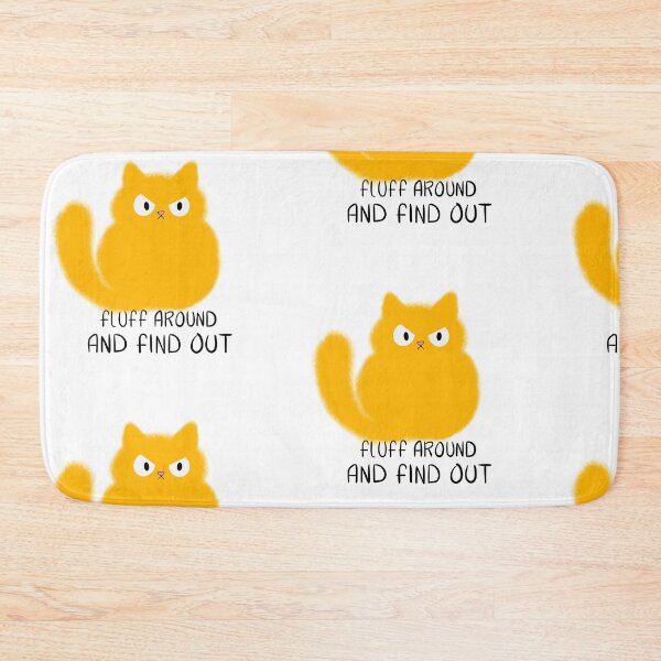 Item preview, Orange cat fluff around and find out designed and sold by Cre8tiveWebs.