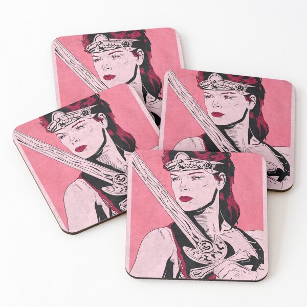 Item preview, RED SONJA (Vintage Valentine) designed and sold by FamousWeirdosRB.