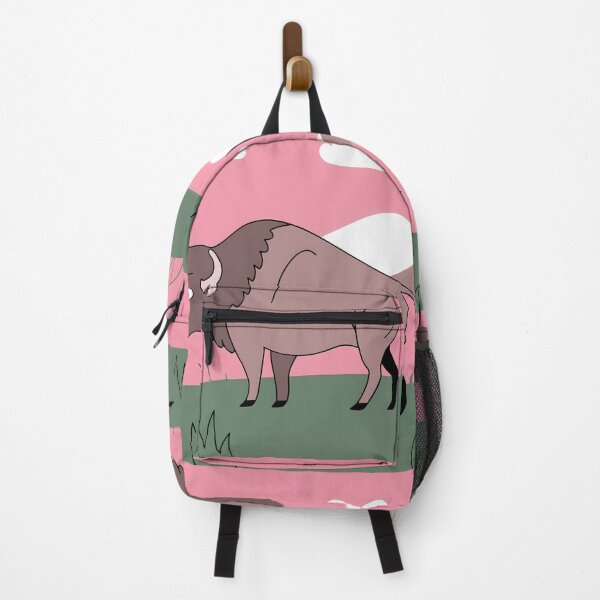Item preview, Landscapes Tranquility Cow Bull Pink White designed and sold by ART ATTACK ZONE.