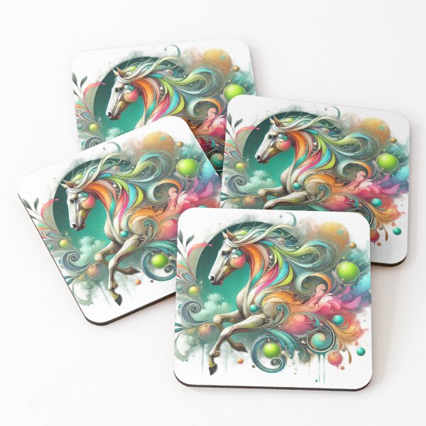 Item preview, Abstract Watercolor Horse designed and sold by InkwashStudio.