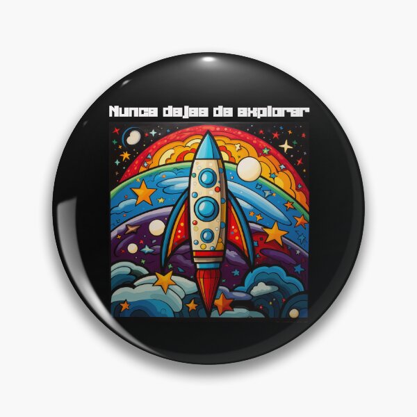 Item preview, Nunca Dejes de Explorar - Colorful Rocket Adventure Design designed and sold by Teacher2Nerds.