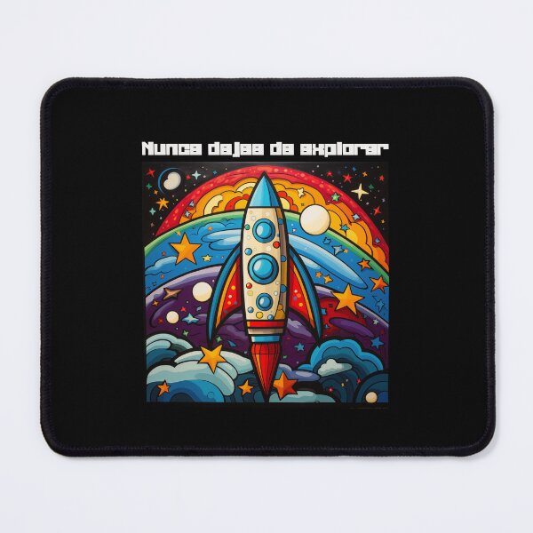 Item preview, Nunca Dejes de Explorar - Colorful Rocket Adventure Design designed and sold by Teacher2Nerds.