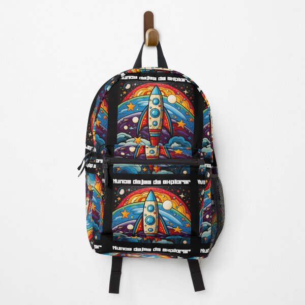 Item preview, Nunca Dejes de Explorar - Colorful Rocket Adventure Design designed and sold by Teacher2Nerds.