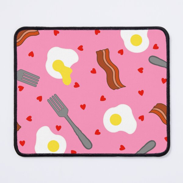 Item preview, Eggs Bacon Fork Hearts Breakfast designed and sold by MBeesShop.