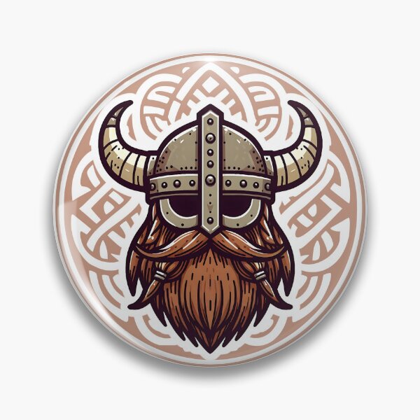 Item preview, Viking Helmet with Beard - Norse Mythology Art designed and sold by Psycho-Crazy.