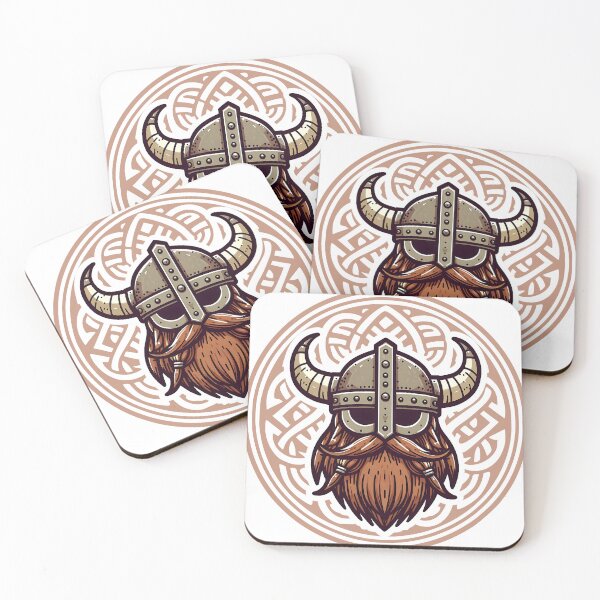 Item preview, Viking Helmet with Beard - Norse Mythology Art designed and sold by Psycho-Crazy.