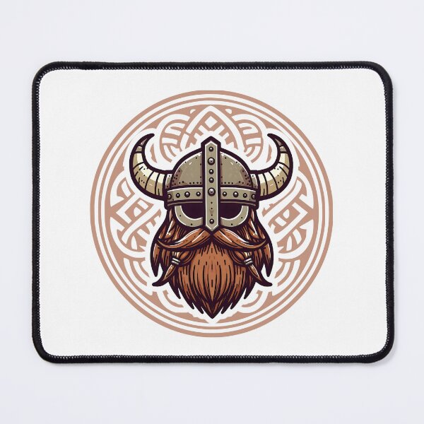 Item preview, Viking Helmet with Beard - Norse Mythology Art designed and sold by Psycho-Crazy.