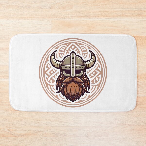 Item preview, Viking Helmet with Beard - Norse Mythology Art designed and sold by Psycho-Crazy.