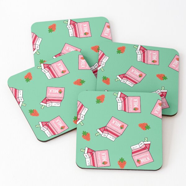 Item preview, Strawberry Milk Strawberries Straw Drink designed and sold by MBeesShop.