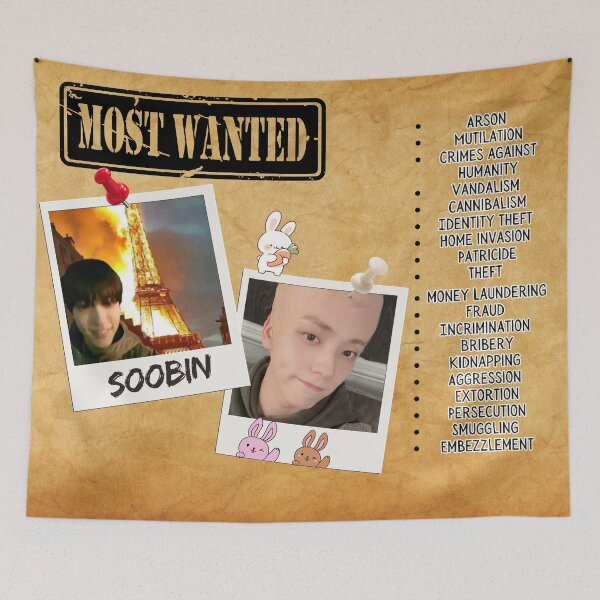 Item preview, Most Wanted - Soobin designed and sold by Asinglebeomgyu.