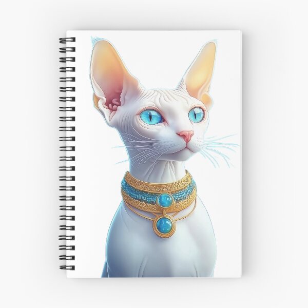 Item preview, Regal Sphynx Cat – A Vision of Elegance and Majesty. designed and sold by MirraStore.