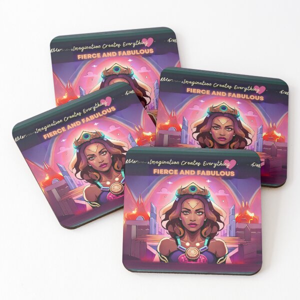 Item preview, Fabulous Woman Pink Cyberpunk Neon Retro Goddess designed and sold by Melan Designs.