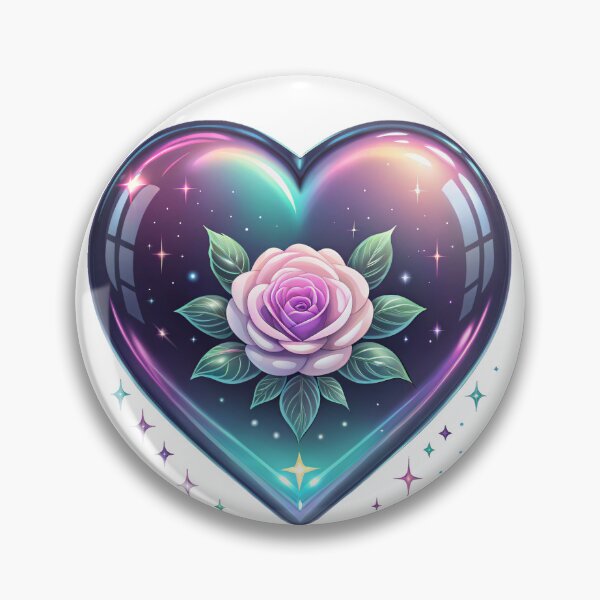 Item preview, heart with beautiful rose and decorations designed for Love designed and sold by Amiramor0.