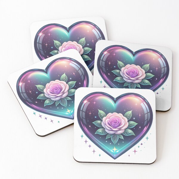 Item preview, heart with beautiful rose and decorations designed for Love designed and sold by Amiramor0.
