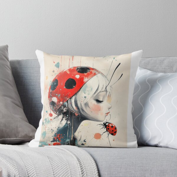 Item preview, ladybug art designed and sold by Eve De.