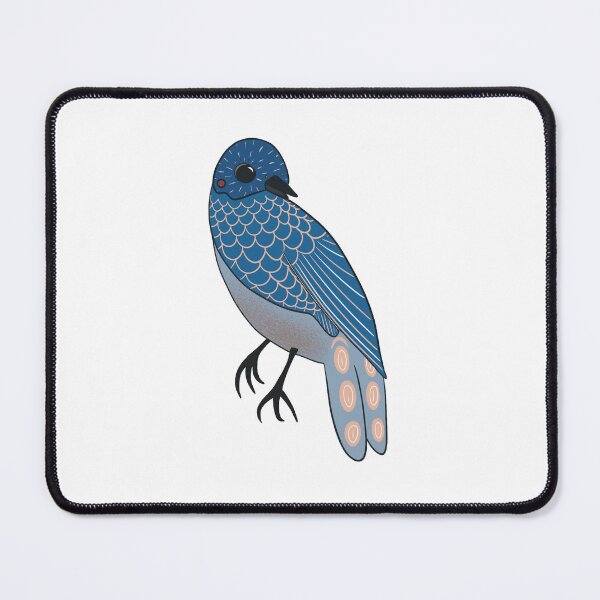 Item preview, Bluebird - Folk Art designed and sold by love-rennae.