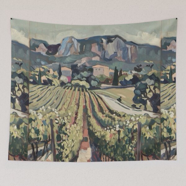 Item preview, French Vineyard Landscape: Vineyards of Provence  designed and sold by CARRAANN.