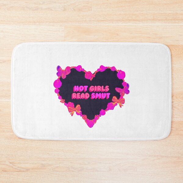 Item preview, For Valentines day gifts - Hot Girls Read Smut - Cute Aesthetic Books Girly Pink and Black Heart designed and sold by MatthewViews.