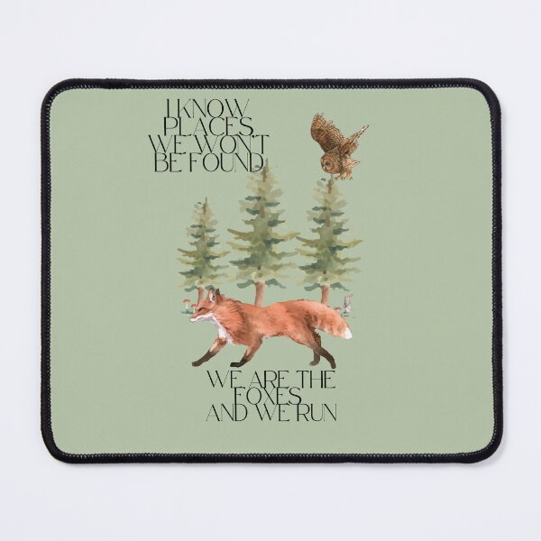 Item preview, I Know Places (We Are The Foxes And We Run) - frost green designed and sold by piscesmoon22.