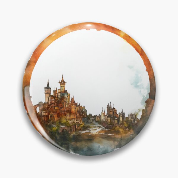 Item preview, Medieval Castle - Ocular View designed and sold by AquarellesWorks.