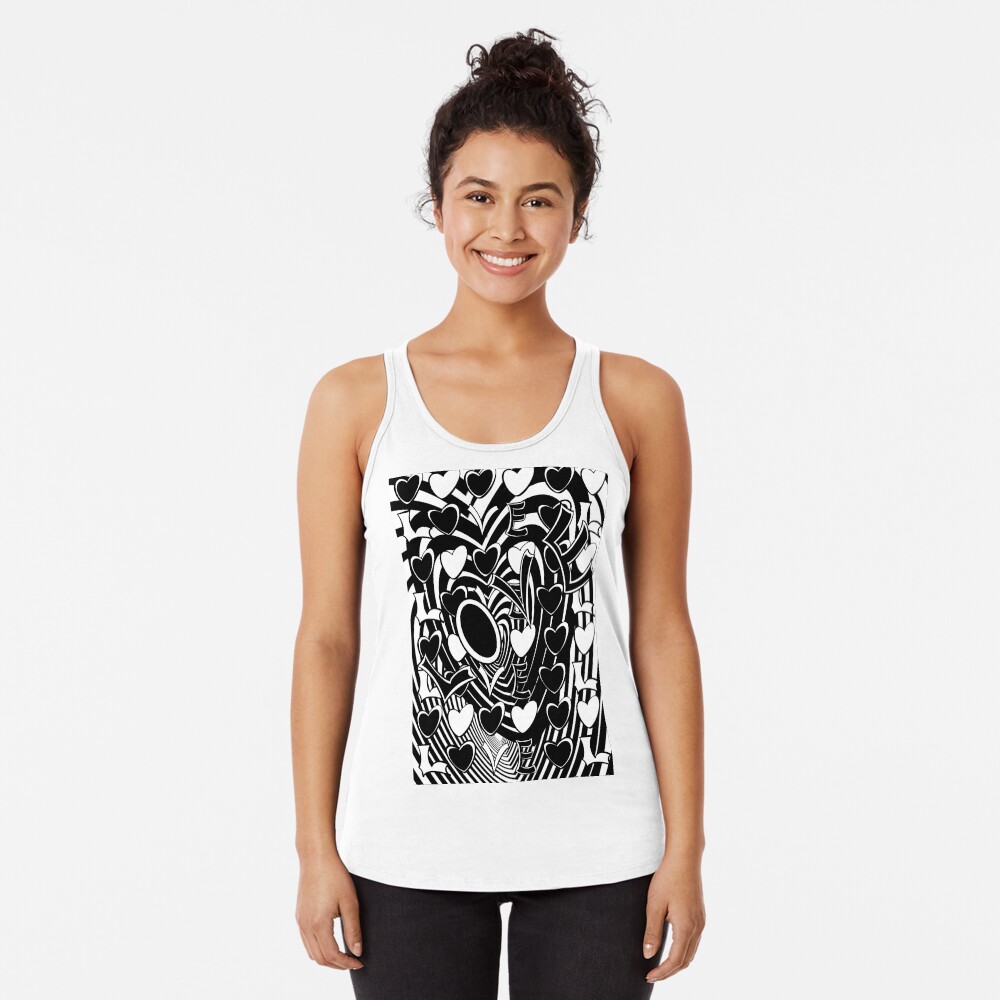 Vista previa del artículo con la obra «Camiseta con espalda nadadora», diseñado y vendido por ATOXIC.