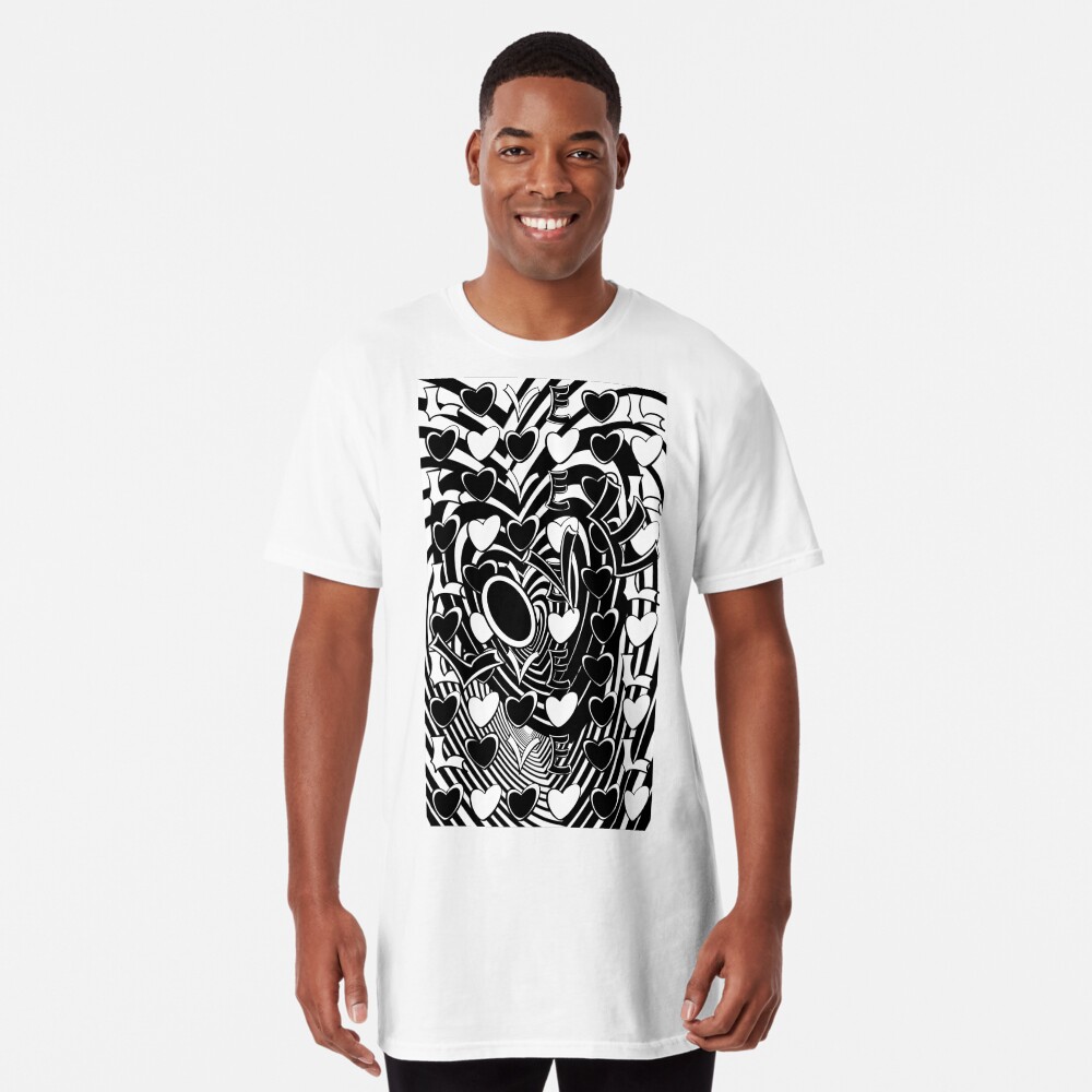 Vista previa del artículo con la obra «Camiseta larga», diseñado y vendido por ATOXIC.