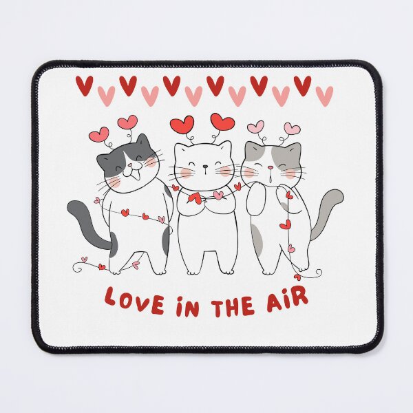 Item preview, Valentine's Day, cat couple designed and sold by versatilAR.