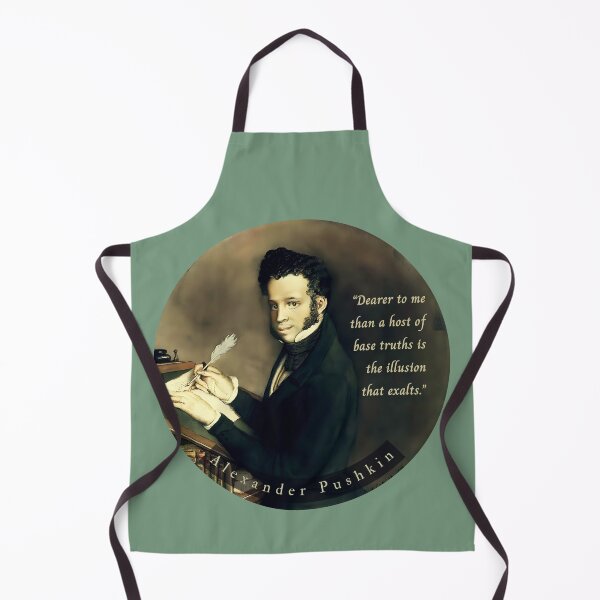 Item preview, Alexander Pushkin quote: Dearer to me than a host of base truths is the illusion that exalts. designed and sold by artbleed.