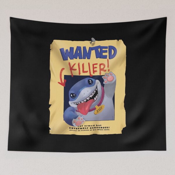 Item preview, Jeff the Land Shark - WANTED designed and sold by Littotree.