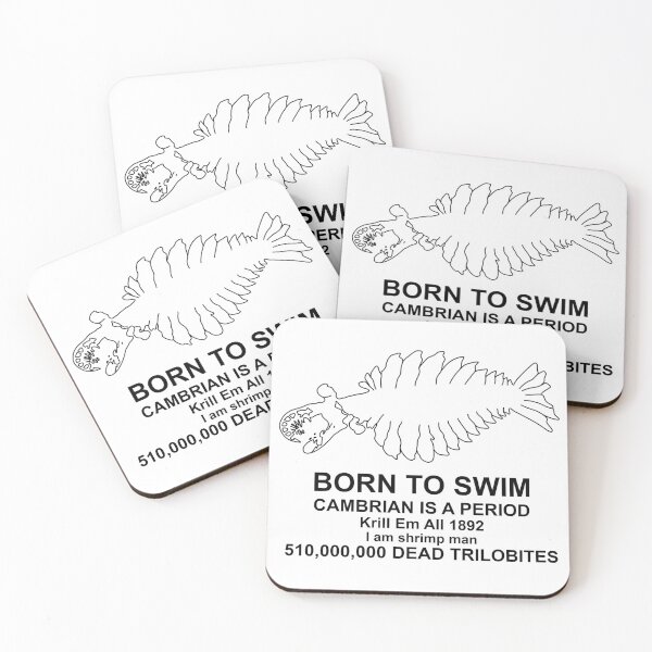 Item preview, Anomalocaris Born to swim V2 designed and sold by ThePaleoDude.