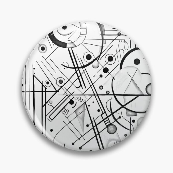 Item preview, Kandinsky in black and white designed and sold by Jhevva.