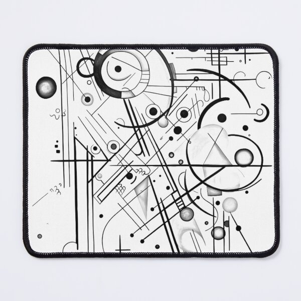 Item preview, Kandinsky in black and white designed and sold by Jhevva.