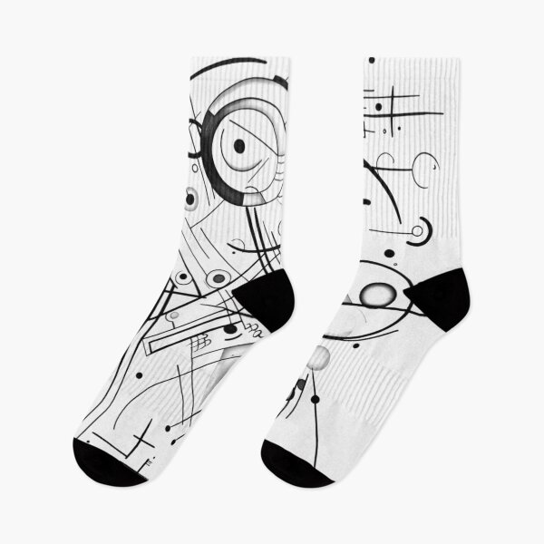 Item preview, Kandinsky in black and white designed and sold by Jhevva.