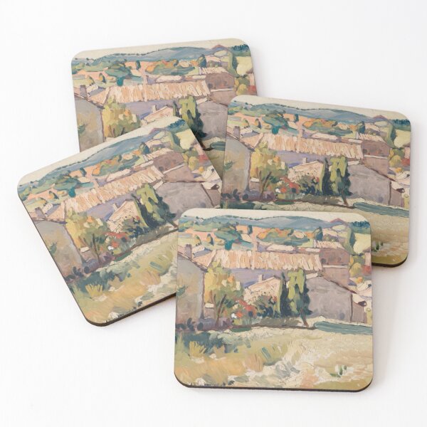 Item preview, Provence Village: French Countryside Painting. Art By Carraann  designed and sold by CARRAANN.
