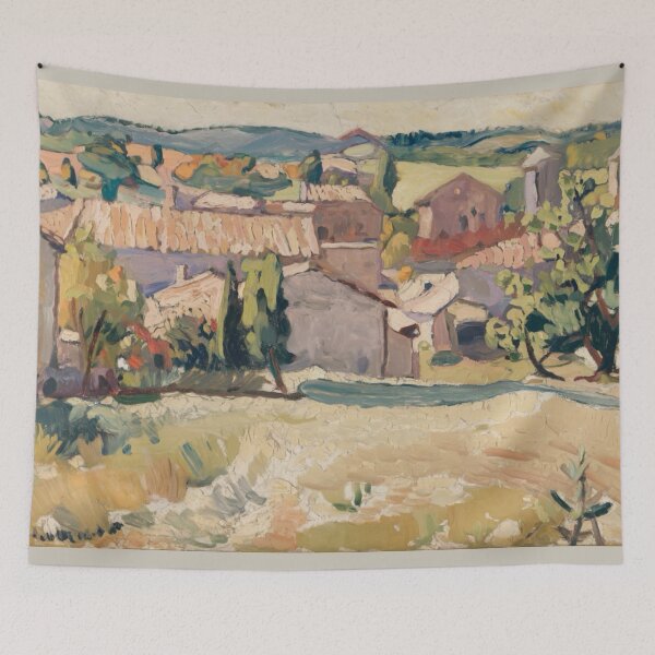 Item preview, Provence Village: French Countryside Painting. Art By Carraann  designed and sold by CARRAANN.