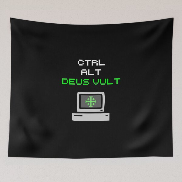 Item preview, Ctrl-Alt-Deus Vult designed and sold by Andrew McMenemy.