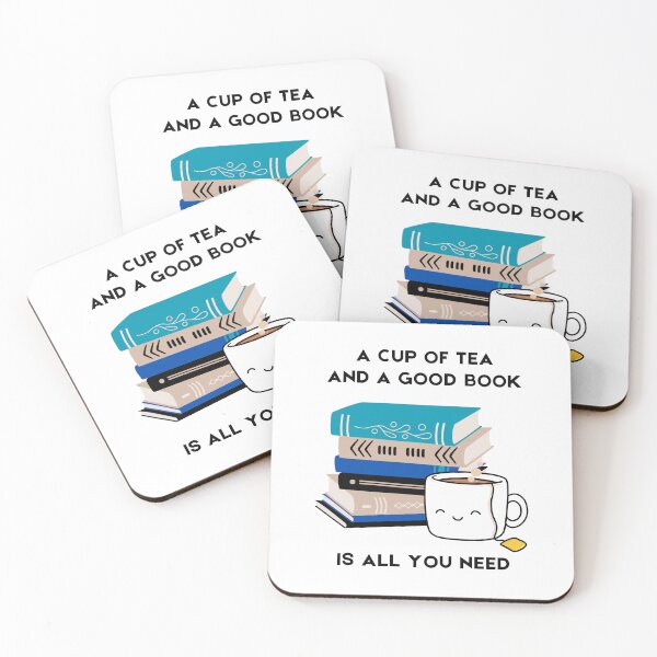 Item preview, A Cup of Tea and a Good Book is all you need designed and sold by AASparksDesigns.