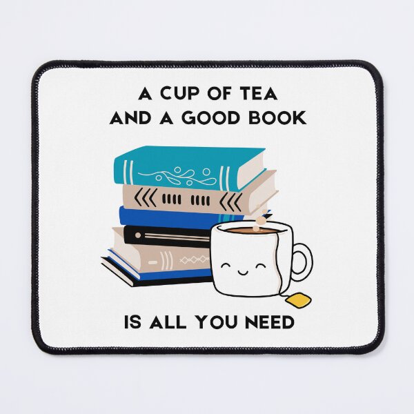 Item preview, A Cup of Tea and a Good Book is all you need designed and sold by AASparksDesigns.