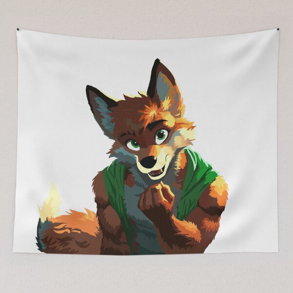 Item preview, Side-light Fox Man designed and sold by KlakkDrawsStuff.
